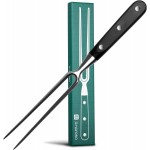 linoroso Meat Carving Fork 12.5 inch, Razor Sharp Carving Fork Barbecue Fork BBQ Tools Meat Forks Stainless Steel