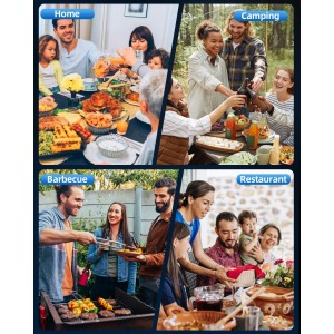 Rechargeable Pepper and Salt Grinder Set, whit Gravity Sensing Switch and LED Light, One Hand Automatic Operation -Black/2 Pack