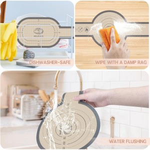 Silicone Bread Sling Oval and Round, 2 PCS Nonstick＆Reusable Bread Baking Mats, Easy-To-Clean Dutch Oven Liners, Sourdough Bread Baking Supplies