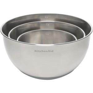 KitchenAid Stainless Steel Mixing Bowls, Set Of 3