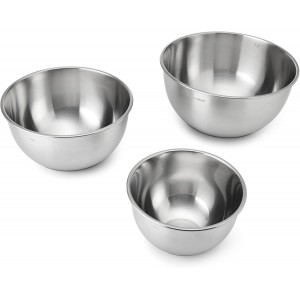 KitchenAid Stainless Steel Mixing Bowls, Set Of 3