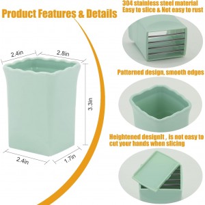 2 Pack Strawberry & Egg Slicer, Sharp Stainless Steel Blade Cup Slicer for Soft Fruits - Banana, Kiwi - Quick Fruit Salad Maker (Yellow & Green)