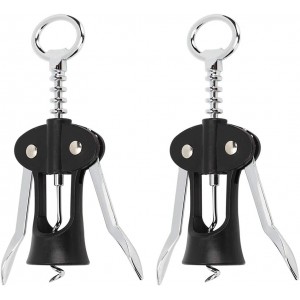 Wine Opener, Zinc Alloy Premium Wing Corkscrew, Multifunctional Wine Bottle Opener, Manual Cork Screw For Bartenders, Restaurants & Home