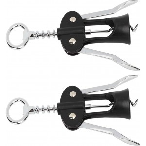 Wine Opener, Zinc Alloy Premium Wing Corkscrew, Multifunctional Wine Bottle Opener, Manual Cork Screw For Bartenders, Restaurants & Home