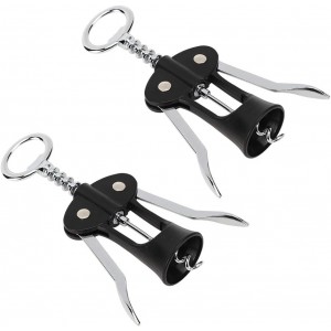Wine Opener, Zinc Alloy Premium Wing Corkscrew, Multifunctional Wine Bottle Opener, Manual Cork Screw For Bartenders, Restaurants & Home