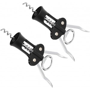 Wine Opener, Zinc Alloy Premium Wing Corkscrew, Multifunctional Wine Bottle Opener, Manual Cork Screw For Bartenders, Restaurants & Home