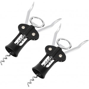 Wine Opener, Zinc Alloy Premium Wing Corkscrew, Multifunctional Wine Bottle Opener, Manual Cork Screw For Bartenders, Restaurants & Home
