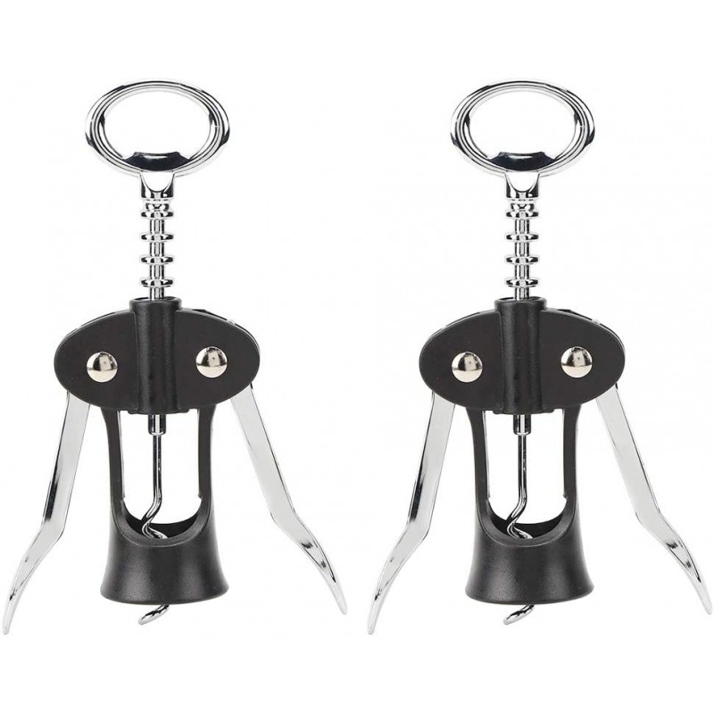 Wine Opener, Zinc Alloy Premium Wing Corkscrew, Multifunctional Wine Bottle Opener, Manual Cork Screw For Bartenders, Restaurants & Home