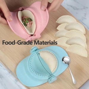 Empanada Maker Press, Dumpling Maker,Dumpling Mold Set with Dough Cutter & Stuffing Spoon,Suitable for Dumplings,Hollow Dough,Pierogi,Pastelitos(3 sizes)