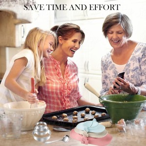 Empanada Maker Press, Dumpling Maker,Dumpling Mold Set with Dough Cutter & Stuffing Spoon,Suitable for Dumplings,Hollow Dough,Pierogi,Pastelitos(3 sizes)