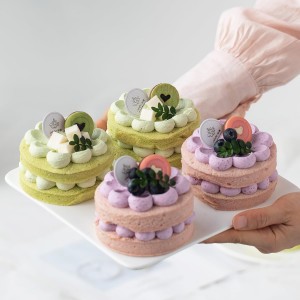 4Inch Round Silicone Mold for Baking, 3Pcs Large Silicone Muffin Top Pan Non-Stick, 6-Cavity Baking Mold for Breakfast Sandwiches Hamburger Egg Whoopie Pie