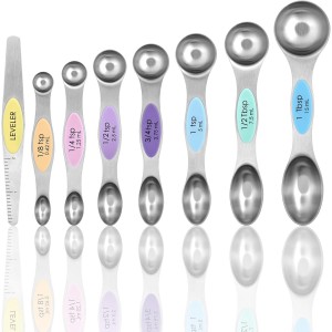 Magnetic Measuring Spoons Set of 8 with ...