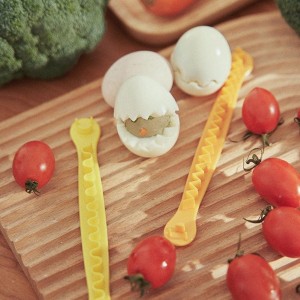 2Pcs Egg Cutter Set, Lace Fruit Slicer Carving Lace Cutting Wire Egg Cutter Egg Decorator Home Boiled Cut Egg Cooking Tools Mandolines and Slicers, Graters, Peelers and Slicers