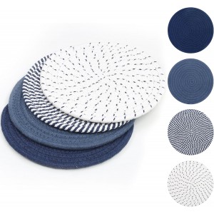SHACOS 8 Inches Trivets for Hot Dishes, ...