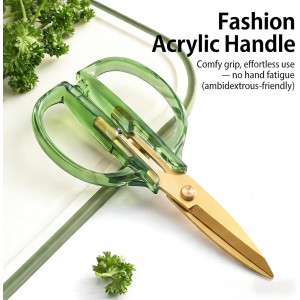 Kitchen Shears Scissors&Sharp Scissors, ARCHIKING 7.7inch Cooking Scissor-Meat and Poultry Shears, Dishwasher Safe, Acrylic Handel Scissors All Purpose Stainless Steel Utility Scissor