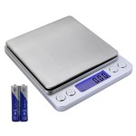 Gram Scale,Capacity 500g Accuracy 0.01g Mini Food Scales Digital Weight Grams and Oz,Small Kitchen High Precision for Espresso,Baking,Jewelry,Soap Making,Silver