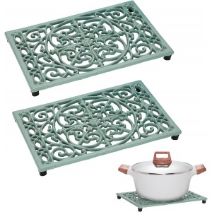 Sumnacon 9.6 x 6.3 Inch Cast Iron Trivet...