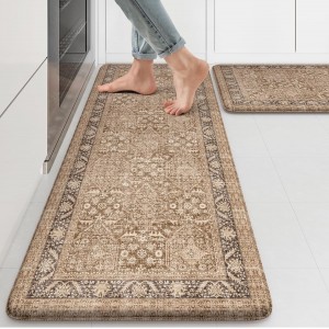 KIMODE Anti Fatigue Kitchen Mat, Boho Di...