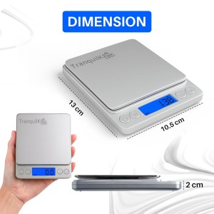 Digital Food Scale for Kitchen (0.1g-3kg)