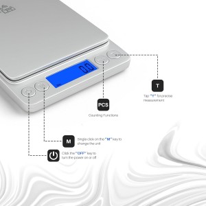 Digital Food Scale for Kitchen (0.1g-3kg)