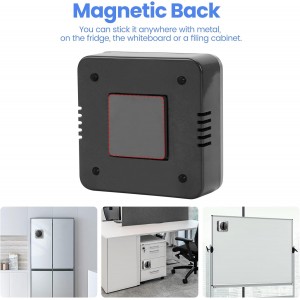 Kitchen Timers for Cooking, Chef Cooking Timer Clock with Loud Alarm,100% Mechanical Desk Timer - No Batteries Required - Magnetic Backing, Exquisite Stainless Steel Body - Countdown Reminder Magnetic