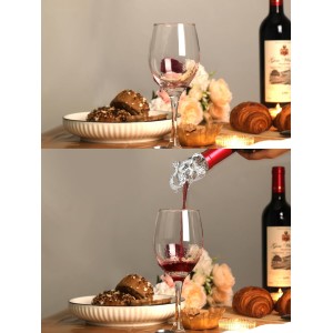 Elephant Wine Bottle Pourer – Animal Liquor Pour Spout, Drip-Free, Universal Fit Stopper with Leak-Proof Silicone, Zinc Alloy Head & Stainless Tube for Wine Whiskey Tequila, Bar & Gift for Wine Lovers