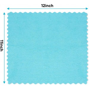 Orighty Microfiber Cleaning Cloth, 24 Pack Highly Absorbent Cleaning Rags, Household Cleaning Supplies, Reusable Lint Free Cloths Microfiber Rag for House, Kitchen, Car Care, 12x11 inch