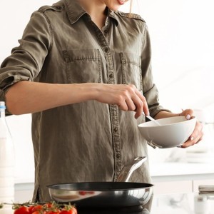 4Pcs Long Handle Measuring Spoons Set, 7 Inches Stainless Steel Measuring spoon Tablespoon Teaspoon Coffee Scoop for Cooking Baking