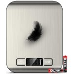 Mik-Nana Food Scale, 22lb Digital Kitchen Scale Weight Grams and Ounces for Baking Cooking Coffee Package Postage, 6 Units with Tare Function, LCD Display, Easy Clean Stainless Steel