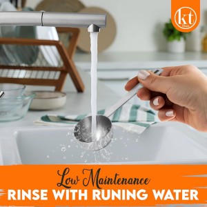 2PCS Stainless Steel Coffee Scoop Set - 1 tbsp (15ml) & 2 tbsp (30ml) Long Handle Ground Coffee Measuring Spoons 1&2 Tablespoon Scoop for Tea, Spices, Protein Powder, Kitchen & Barista Tools