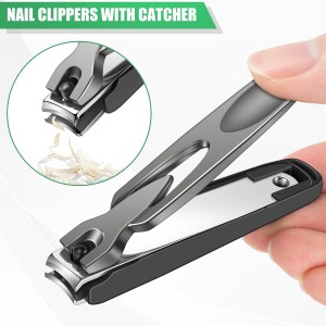 2026 Toenail Clippers for Thick Toenails for Seniors, Angled Head Large Toe Nail Clippers for Men with Wide Jaw Opening, Sharp Heavy Duty Fingernail Clipper Cutter with Catcher Long Handle