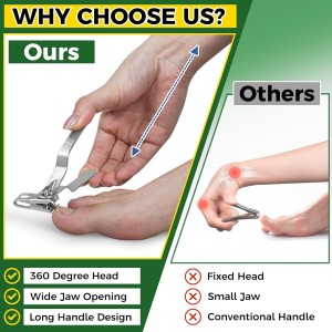 German Nail Clippers for Men, 2026 Upgraded Ultra Sharp Stainless Steel Edgy Nail Clipper for Thick Nails, The Ultra Sharp Nail Clippers Set with Nail File, Gifts for Him Men