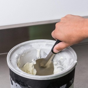 Heavy Duty Ice Cream Spade Scoop with Non-Slip Handle - Stainless Steel Ice Cream Spoon Paddle Perfect for Scooping and Serving Hard Frozen Treats