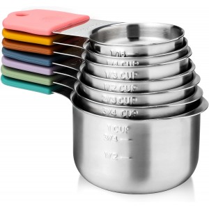Magnetic Measuring Cups Set of 7 Stainle...