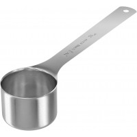 1PCS 2 Tablespoon(2tbsp, 30ml, 1/8cup) Coffee Scoop, Long Handle Measuring Spoon, Stainless Steel Scooper