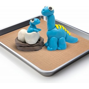 Clay Mat 5 Pack Non Skid Mat Nonstick Heat-Resistant Polymer Clay Craft Mat for DIY Crafts Projects, Clay Pottery, Bake Clay Tool Oven, 11.8 x 7.9 Inches, Copper, 579043_1_UwrFz7adx