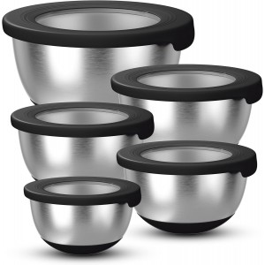 Stainless Steel Mixing Bowls with Lids �...