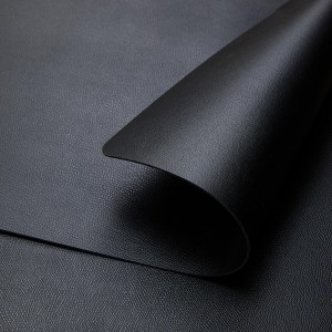 DOLOPL Black Placemats Set of 6, Faux Leather Heat Resistant Table Placemat for Dining Table Protection, Waterproof Wipeable & Washable Kitchen Table Mats for Everyday Dining,Party,BBQ,Holiday