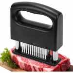 Meat Tenderizer Tool, Meat Tenderizer Stapler with 48 Stainless Steel Ultra Sharp Needle Blades, Compact Cooking Tool for Tenderizing Beef Chicken Turkey Steak Veal Pork