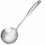 Cooking Skimmer 304 Stainless Steel Spider Strainer Handheld Metal Slotted Spoon With Holes Mesh Ladle For Spaghetti Pasta;Poached Egg;Noodle;Vegetables;Kitchen Frying And Cooking Tools