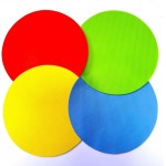 4pcs Rubber Jar Opener Bottle Gripper Non Slip Pad Multi-function Can Opener for Seniors with Arthritis Weak Hands (Circle One)