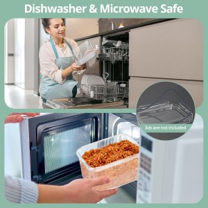 Fruit Storage Containers for Fridge with Removable Colander, 8 Pack Fruit Containers for Fridge with 2 Function Divider Plate, Airtight Storage Container to Keep Berry Fruit Fresh, Dishwasher Safe