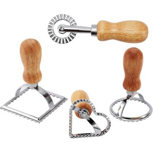 Ravioli Stamp Maker Cutter with Roller W...