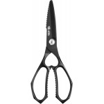 MITSUMOTO SAKARI 8 Inch Kitchen Scissors & Poultry Shears, Heavy Duty Titanium Plated, Detachable for Meat, Chicken, Fish, Bones