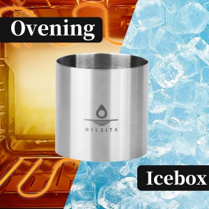 8 Pcs Seamless Mousse Cake Ring Molds, 2 Inch Food Ring Molds, Cake Cutter for Baking, Stainless Steel Round Cooking Rings, Small Size Dessert Mold for Cake and Pastry