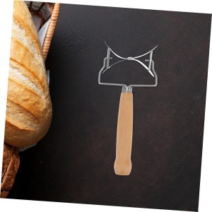 Veemoon Rolling Dough Cutter Stainless Steel Dumpling Wrapper Mold Pastry with Wood Handle Ravioli Empanada Making Tools for Kitchen