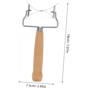 Veemoon Rolling Dough Cutter Stainless Steel Dumpling Wrapper Mold Pastry with Wood Handle Ravioli Empanada Making Tools for Kitchen