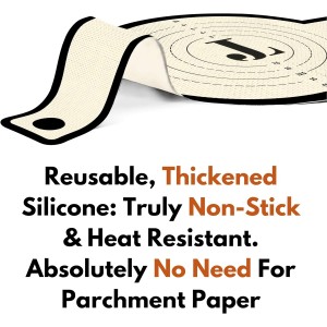 Introducing The Easy-Lift Dutch Oven Silicone Bread Sling & Scoop & Dust Flour Sifter Combo. A Premium Sourdough Bread Mat & Artisanal Flour Dusting Wand Bread Baking Supplies Set (2pcs)