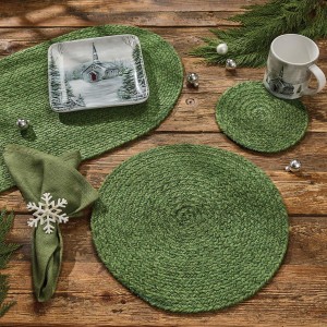 Park Designs Basil Spice Bin Braided Trivet Set of 4