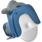 Wheel Pizza Cutter, 5 Inch Stainless Steel Round Pizza Knife Sharp Blade with Rubber Handle for Pizza Cutting (1)